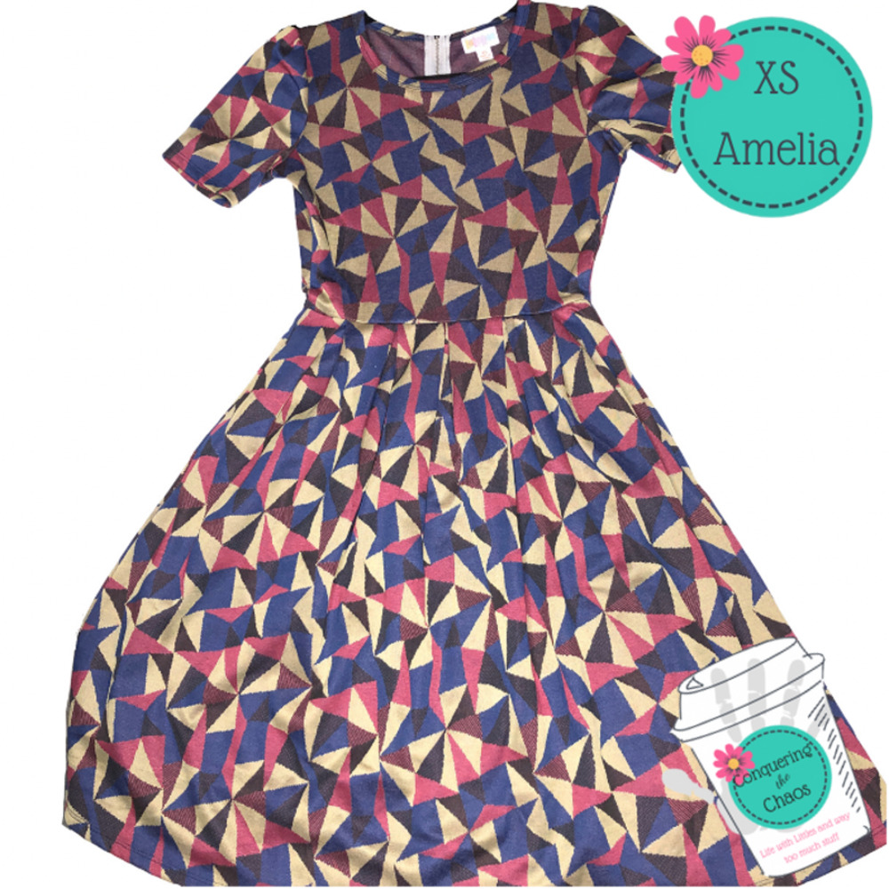 LuLaRoe Amelia Dress, XS, NWT